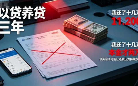 以贷养贷三年，我还了十几万，本金才两万