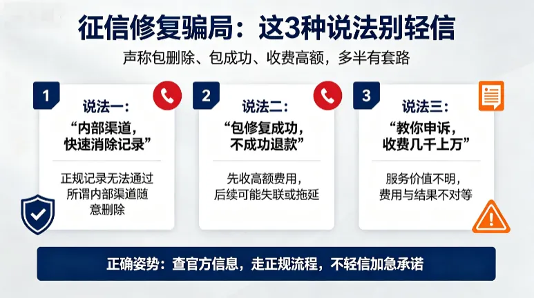 征信修复骗局揭秘：这3种说法全是套路，有老哥已经交了上万的”学费”