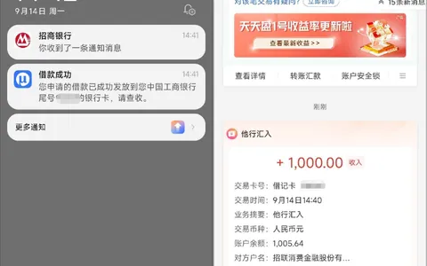 招联好期贷官方申请秒拒，招商银行入口获批 1000 元，无固定收入也能下款