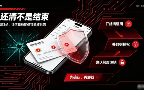 网贷还清后千万别直接卸载APP！漏了这3步，征信照样花、额度照样被惦记