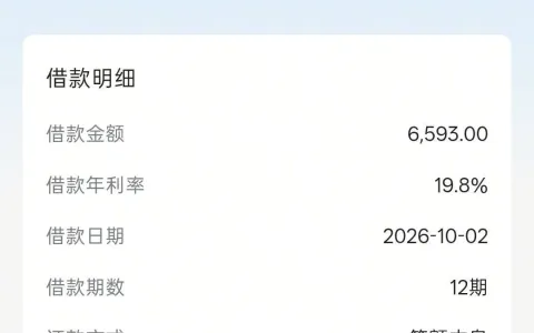 放心借关黑屋一定要3个月吗？解禁后6593元全额借出到账，年利率19.8%
