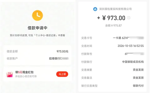 放心借复借查不查征信？973元秒批到账，小额循环稳定性实测