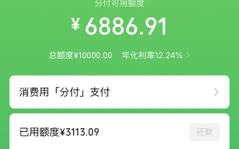 微信分付是网贷吗？征信3个逾期获批10000元额度，单日消费限500元怎么回事