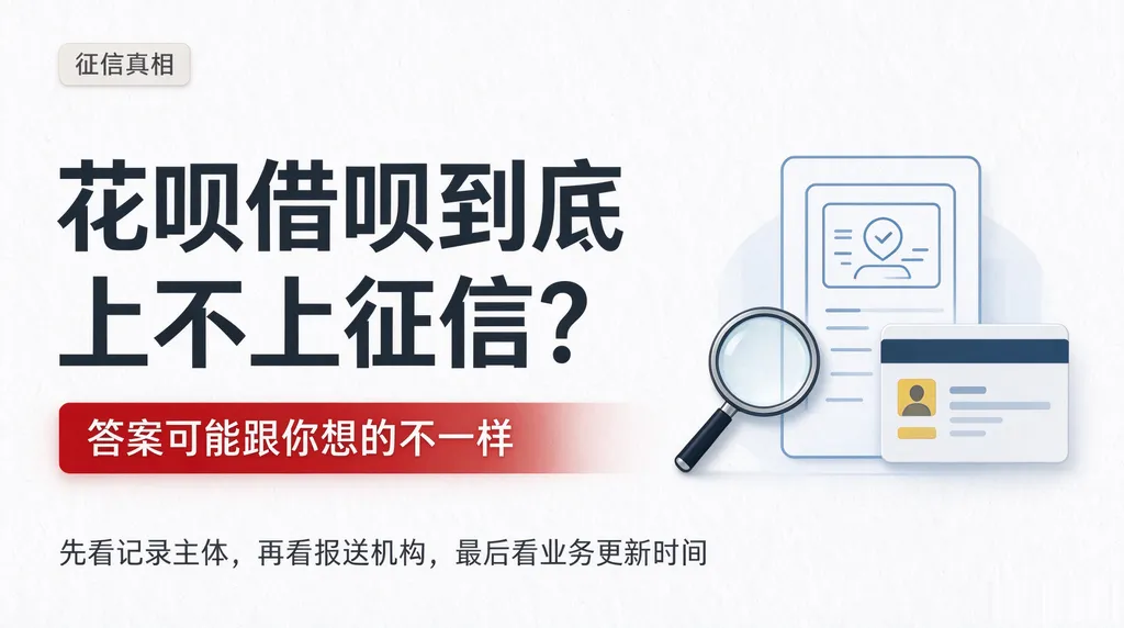 花呗借呗到底上不上征信?答案可能跟你想的不一样,这3个细节很多人没搞清 花呗借呗到底上不上征信?答案可能跟你想的不一样,这3个细节很多人没搞清
