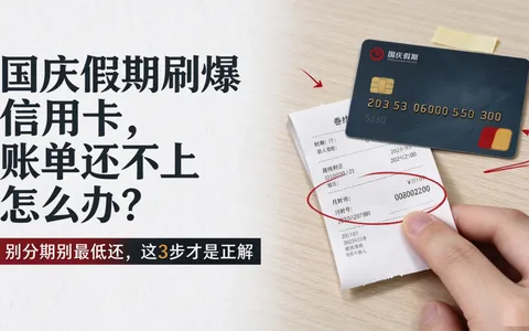 国庆假期刷爆信用卡，账单还不上怎么办？别分期别最低还，这3步才是正解