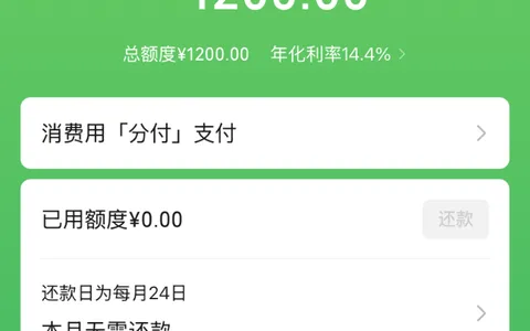 微信分付成功开通1200元额度，不想用了怎么关闭？不用会扣费吗