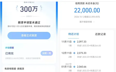 网商贷放款22000元到账，关闭借呗后点试借一笔成功，放款失败怎么回事
