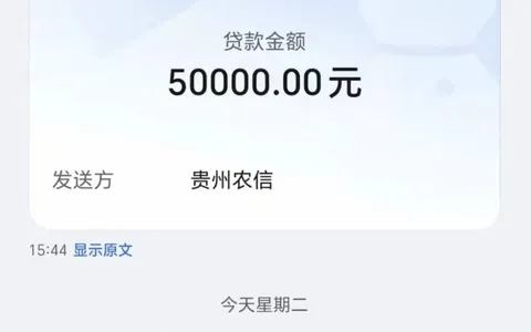 贵州农信批了10万授信，黔农云首提5万当天到：随借随取，不用跑网点