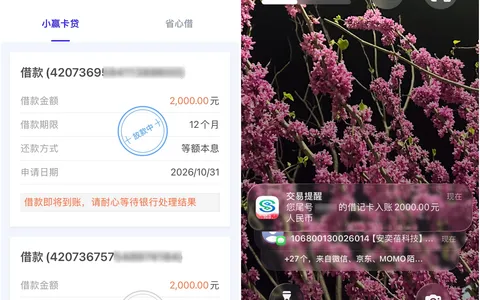 小赢卡贷二申批2000：19年逾期已结清，首笔秒拒，会员费别被扣